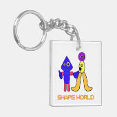 Porte-clés Shape World (Devant gauche)
