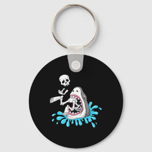 Porte-clés Shark Mange Skeleton Fun Halloween Garçons Filles