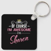 Porte-clés Sharon Bien sûr Je suis un nom génial (Dos)