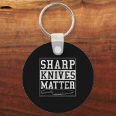 Porte-clés Sharp Knives - Funny Chef Gift Cooking Shirt (Recto)