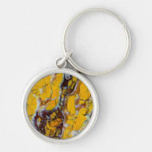 Porte-clés Shattuckite jaune