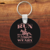 Porte-clés She Will Run And Not Be Weary (Recto)