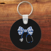 Porte-clés She Works With Willing Hands Proverbs 31 13 Christ (Recto)