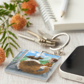 Porte-clés Sheldon et Davie Relaxing (Devant Droit)