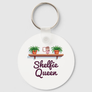 Porte-clés Shelfie Queen - Le moment selfie du Plante Lover