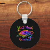 Porte-clés Shell Ouais Plages Tie Dye Turtle Shell Ouais 2 (Recto)