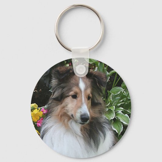 Porte-clés Sheltie Love Porte - clé (Recto)