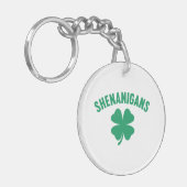 Porte-clés Shenanigans Shamrock Saint-Patrick Rétro (Devant gauche)