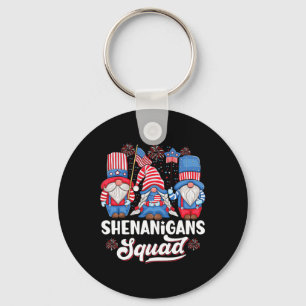 Porte-clés Shenanigans Squad Usa Independence Day 4 juillet