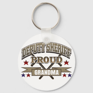 Porte-clés Sheriff, adjoint, Fière grand-mère