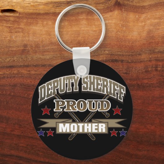 Porte-clés Sheriff Fier Mère (Recto)
