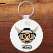 Porte-clés Sherman le Porte - clé Nerd de la vache de l'Alask (Recto)