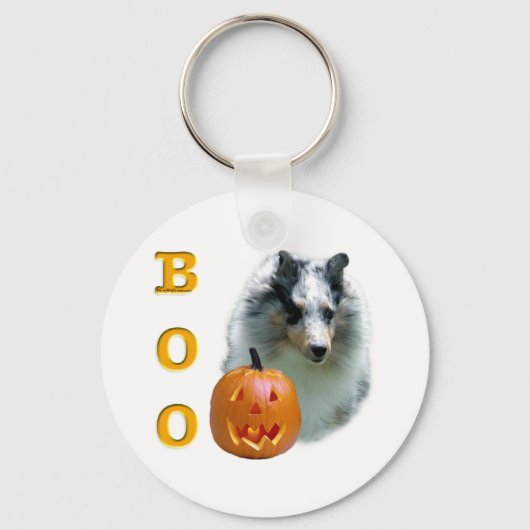 Porte-clés Shetland Sheepdog (merle) Boo (Recto)