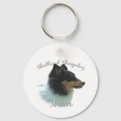 Porte-clés Shetland Sheepdog (tri) Maman 2 (Verso)