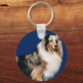 Porte-clés Shetlie (Merle) (Recto)