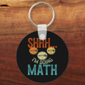 Porte-clés Shhh I’m Doing Math Fitness Exercice Formation Pes (Recto)