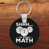 Porte-clés Shhh I'm Doing Math Bodybuilding Gym Fitness Train (Recto)