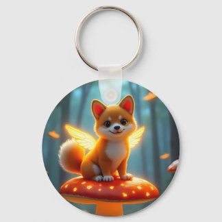 Porte-clés Shiba aventure