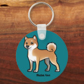 Porte-clés shiba inu (Recto)
