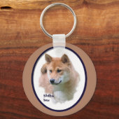 Porte-clés Shiba Inu (Recto)