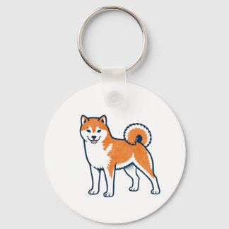 Porte-clés Shiba Inu ー Standing