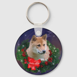Porte-clés Shiba Inu Christmas Gifts