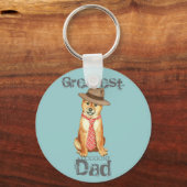 Porte-clés Shiba Inu Dad (Recto)