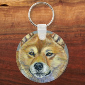 Porte-clés Shiba Inu Dog Art - Suki (Recto)
