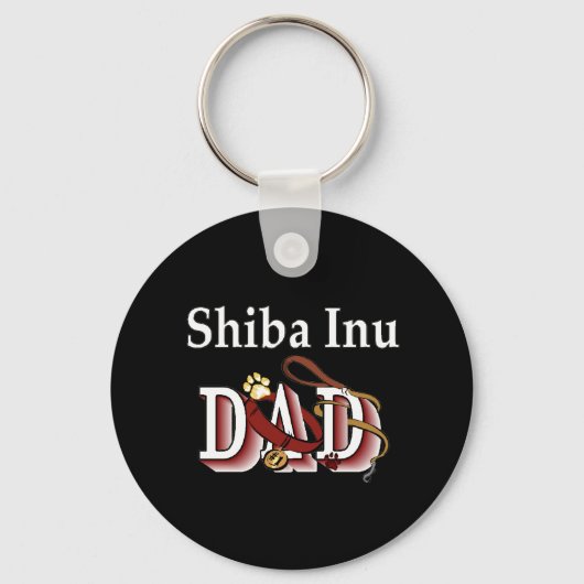 Porte-clés shiba inu papa Porte - clé (Recto)