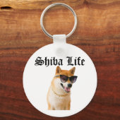 Porte-clés Shiba Life  (Recto)
