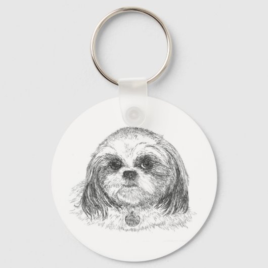 Porte-clés Shih Tzu (Recto)