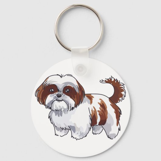 Porte-clés Shih Tzu Dog (Recto)