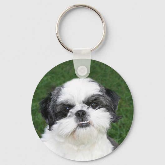 Porte-clés Shih Tzu face porte - clé (Recto)