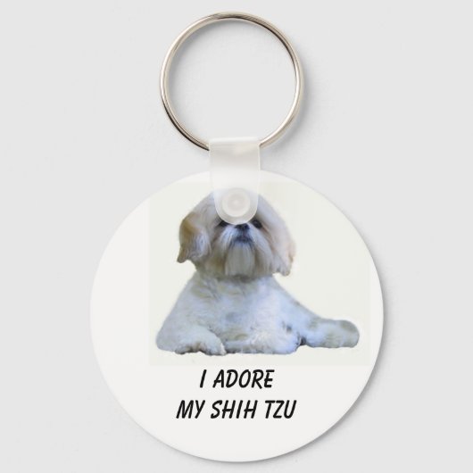 Porte-clés Shih Tzu I Adore Keychain (Recto)