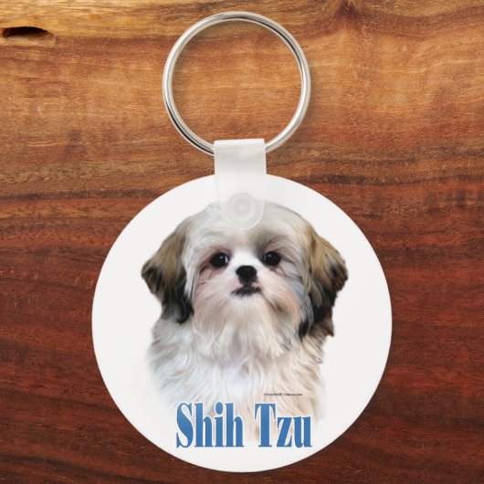 Porte-clés Shih Tzu Nom (Recto)