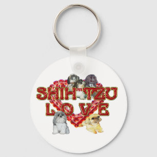 Porte-clés Shih Tzu Valentine Porte - clé