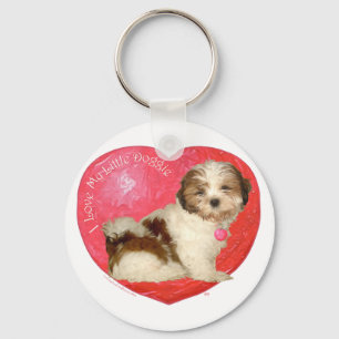 Porte-clés Shih Tzu Valentine's Day
