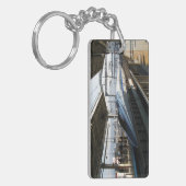 Porte-clés Shinkansen série 500 新 幹 train 線 (Devant gauche)