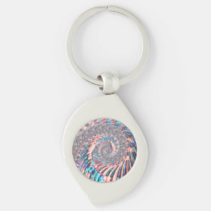 Porte-clés Shiny Pastel Fractal
