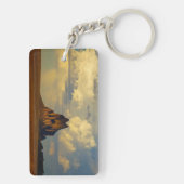 Porte-clés Shiprock contre le cumulo-nimbus (Dos)