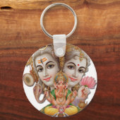 Porte-clés Shiva et sa famille (Recto)