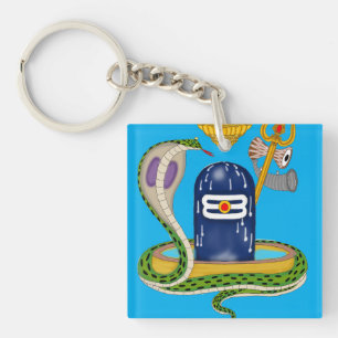 Porte-clés Shivlingam divin – Symbole sacré de Mah