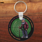 Porte-clés Shoot pool Not People (Recto)