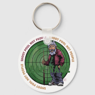 Porte-clés Shoot Pool Not People