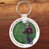 Porte-clés Shoot Pool Not People (Recto)