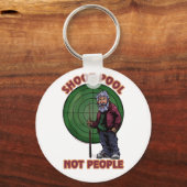Porte-clés Shoot pool Not People (Recto)