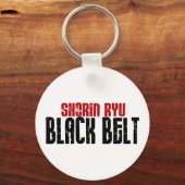Porte-clés Shorin Ryu Black Belt Karate (Recto)