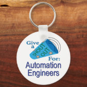 Porte-clés Shout Out for Automation Engineers (Recto)