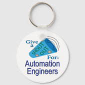 Porte-clés Shout Out for Automation Engineers (Verso)