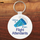 Porte-clés Shout Out pour les agents de bord (Recto)